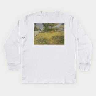 The High Pasture by Julian Alden Weir Kids Long Sleeve T-Shirt